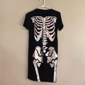 Skeleton T-Shirt Dress